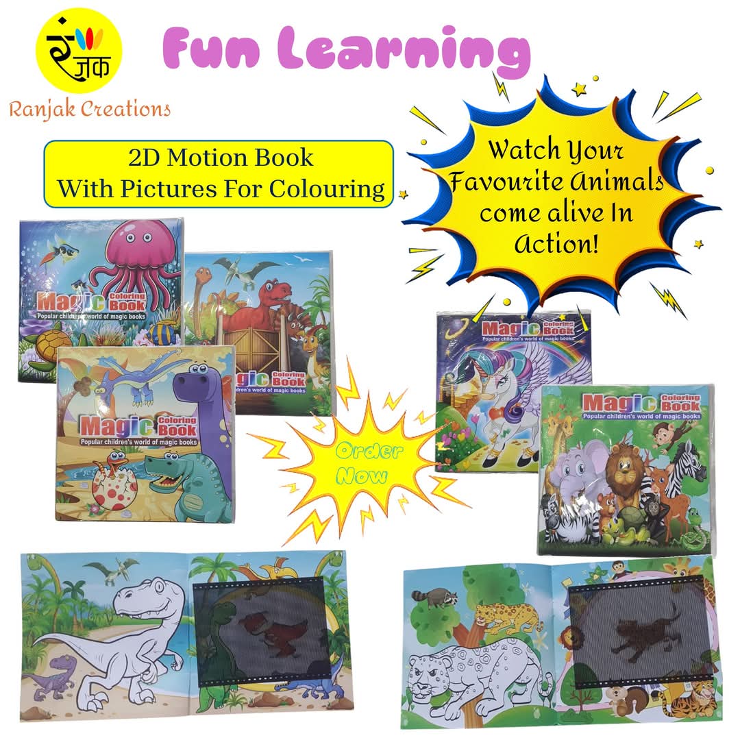 2D Motion Picture books-Set of books 2D Motion Picture books-Set of books