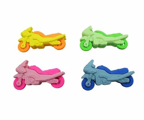 3D Toy Eraser- Bike-Pack of 10 bike erasers 3D Toy Eraser- Bike-Pack of 10 bike erasers