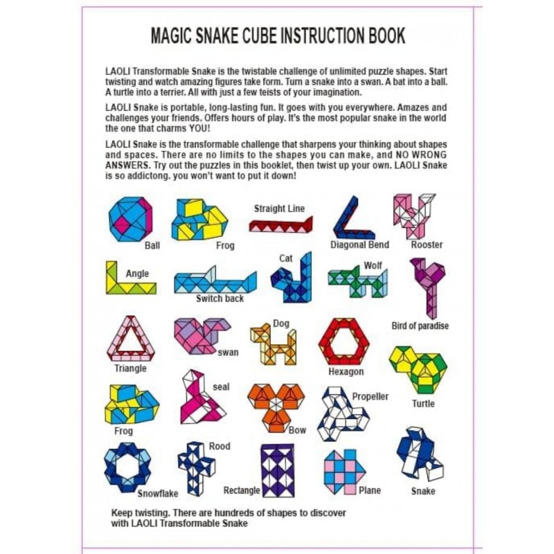 Snake Puzzle- Pack of 10 Snake Puzzle- Pack of 10